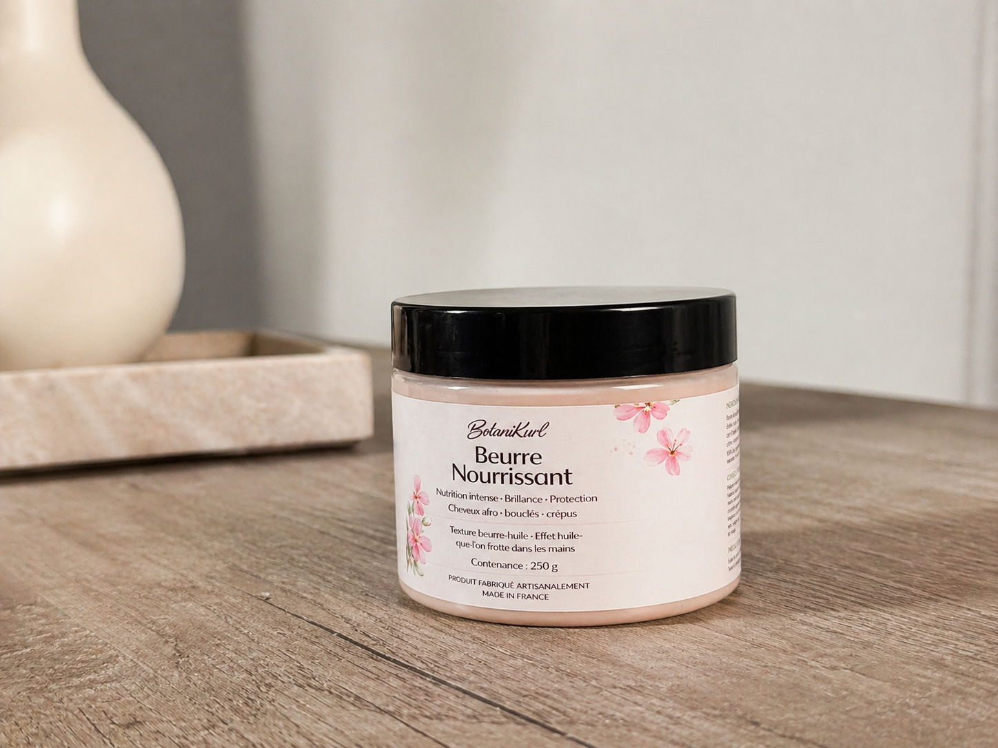 Beurre Nourrissant Botanikurl – Pousse & Hydratation Intense
